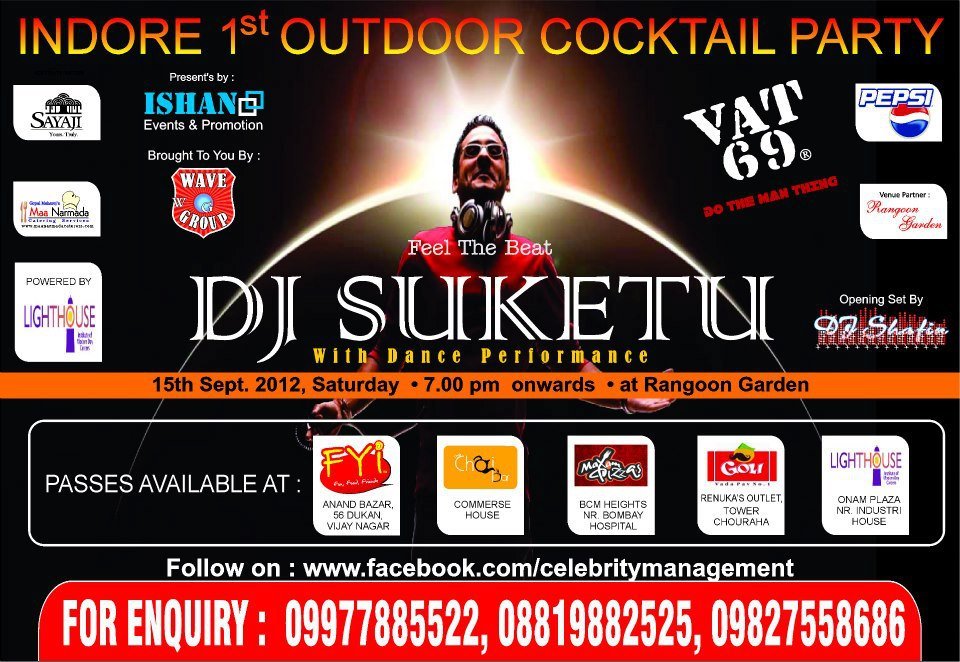 DJ SUKETU in INDORE