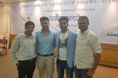 With Narendra Sen ( Ceo RackBank ) & Mayank Pratap ( Ceo Enggbabu ) at Startupweekend Event Indore