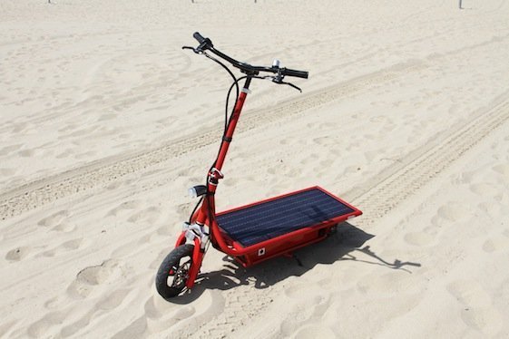 Solar Powered Electric Scooter